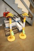 Trailer Jacks, with Screw Tops (LOCATED IN GLOUCESTER, MA) (Rigging, Handling & Site Management Fee: