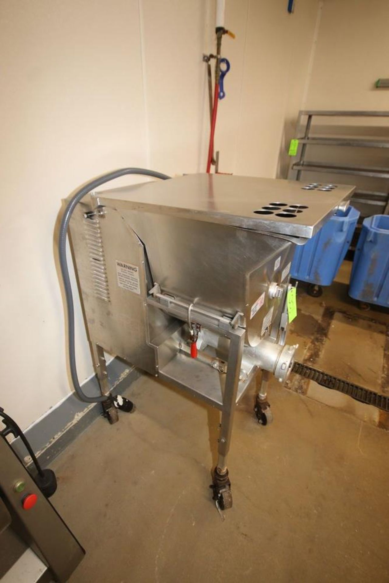 Hollymatic S/S Mixer Grinder, M/N 175, S/N 1753072, with 7.5 hp Motor, 200 Volts, with S/S Disch