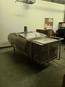 Mueller 300 Gal. S/S Refrigerated Storage Tank, M/N MS, with Center Bridge with Lift Up Covers,