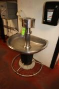 S/S Half Sink, with Foot Control, Overall Dims.: Aprox. 39" L x 33" W x 54" H (LOCATED IN