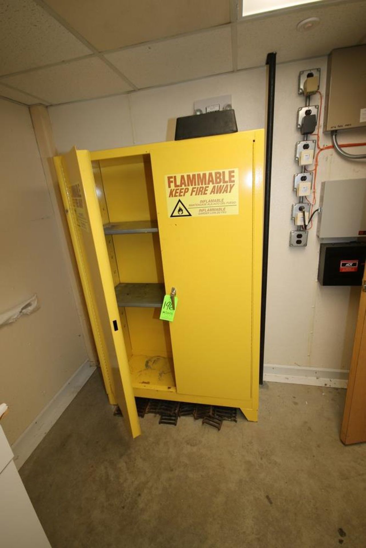 Eagle Double Door Flammable Storage Cabinet, M/N 1947LEGS, 45 Gallon Capacity (LOCATED IN