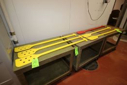 Plastic Paddles, Aprox. 52" L (LOCATED IN GLOUCESTER, MA) (Rigging, Handling & Site Management