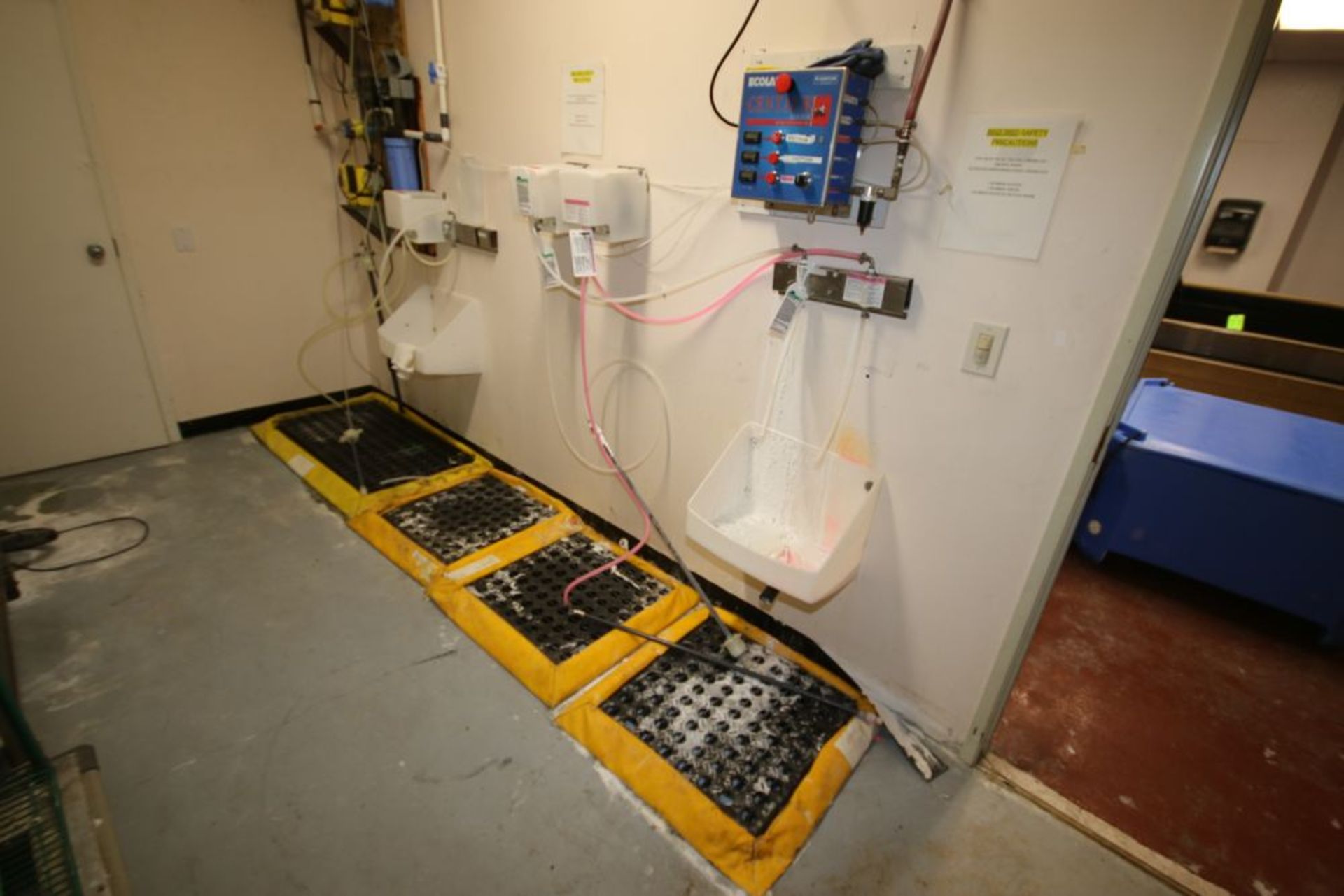 Contents of Room, Includes Chemical Containment Area with (4) Containment Matts, and Associated Wall - Image 2 of 4