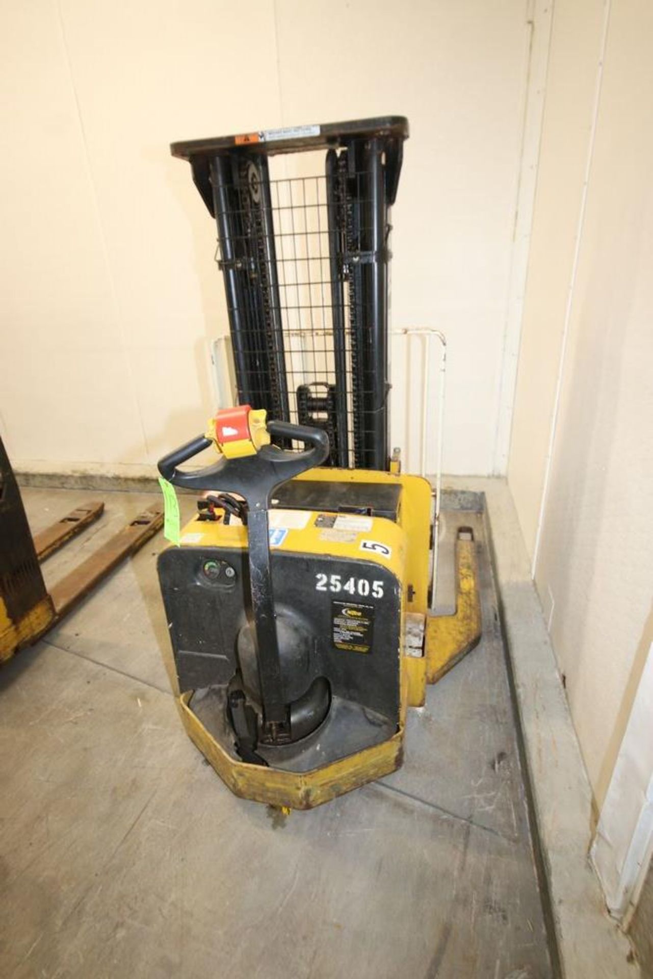 Yale 3,000 lb. Walk Behind Forklift, M/N MSW030SFN24TE072, with 42" Forks, with Battery (NOTE: - Image 2 of 4