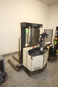 Crown 3,000 lb. Walk Behind Forklift, S/N 6A193656, 42" L Forks (NOTE: Ran It While Conducting Pre-