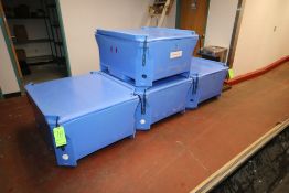 Ice Totes with Lids, Internal Dims.: Aprox. 44-1/2" L x 35" W x 17" Deep (LOCATED IN GLOUCESTER, MA)