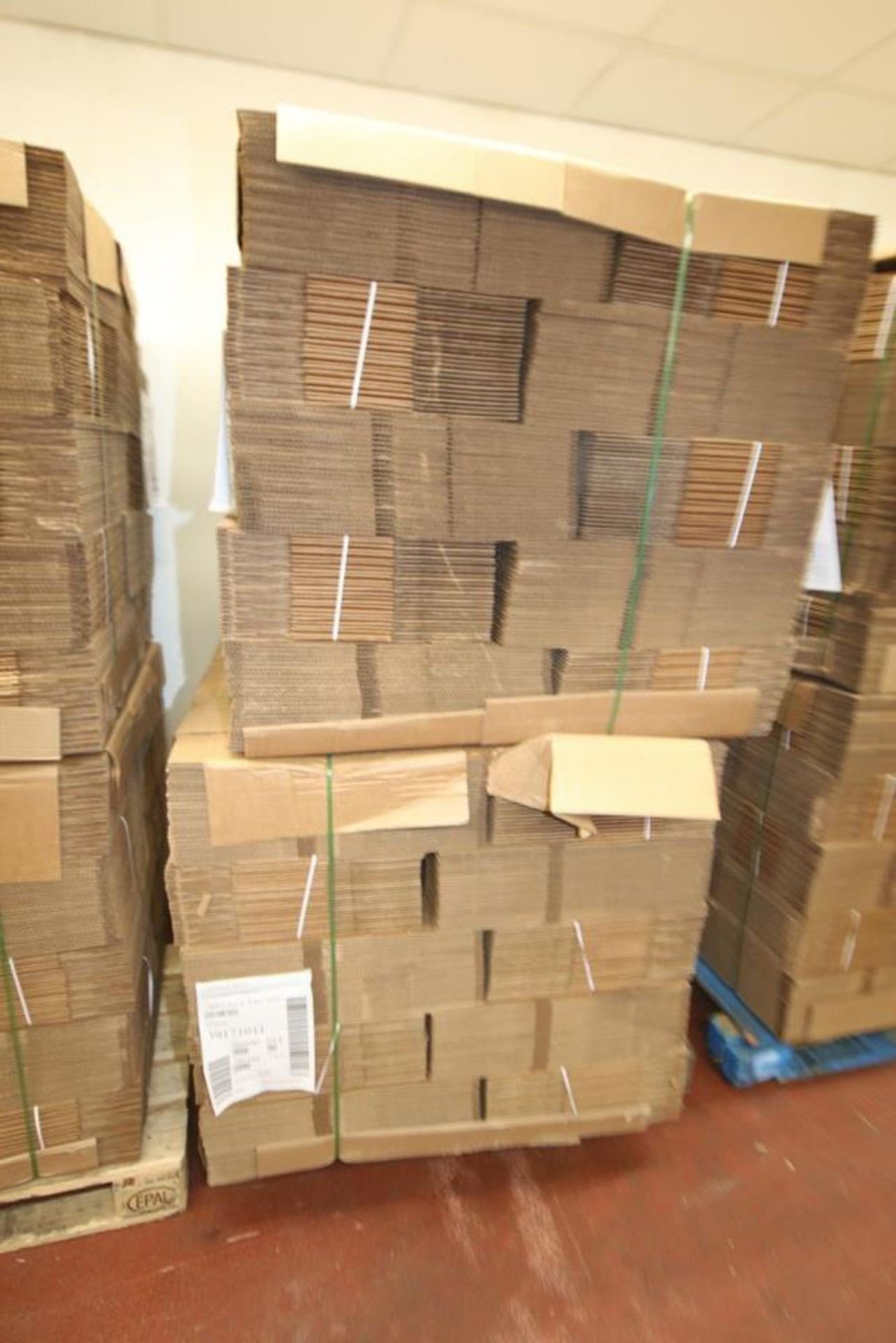 13-Pallets of Corrugated Boxes (NOTE: See Photo for Sample) (LOCATED IN GLOUCESTER, MA) (Rigging, - Image 7 of 7