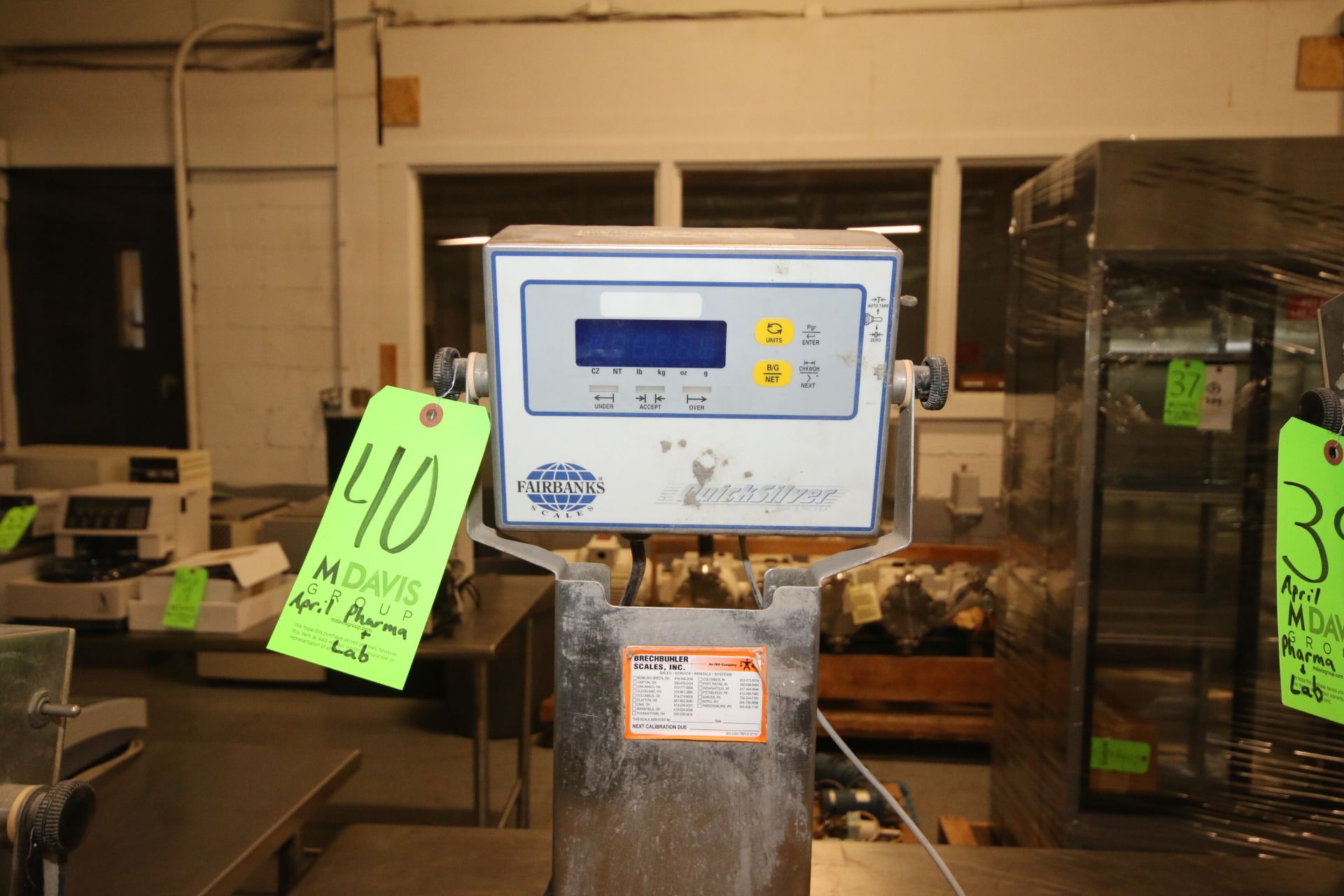 Fairbanks Digital Platform Scale, M/N IND-HR5000-1A, S/N 052522230127, with Aprox. 18" L x 18" W - Image 2 of 2