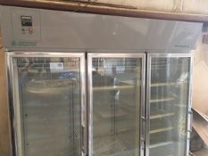 Kelvinator 3-Door Lab/Pharmacy Refrigerator, with Carrier Refrigeration, M/N BT80RG-4.1, Interior