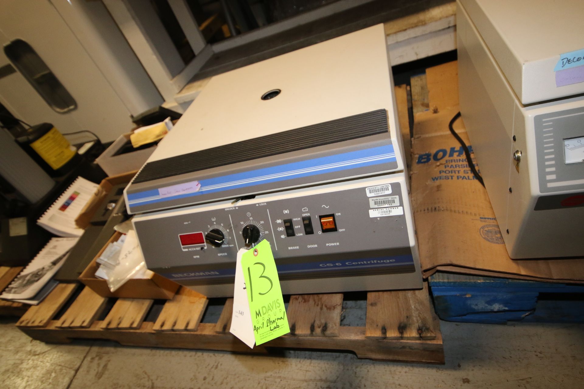 Beckman Centrifuge, M/N CS-6, S/N GAY96K04, 120 Volts (LOCATED IN MDG AUCTION SHOWROOM-- - Image 3 of 5