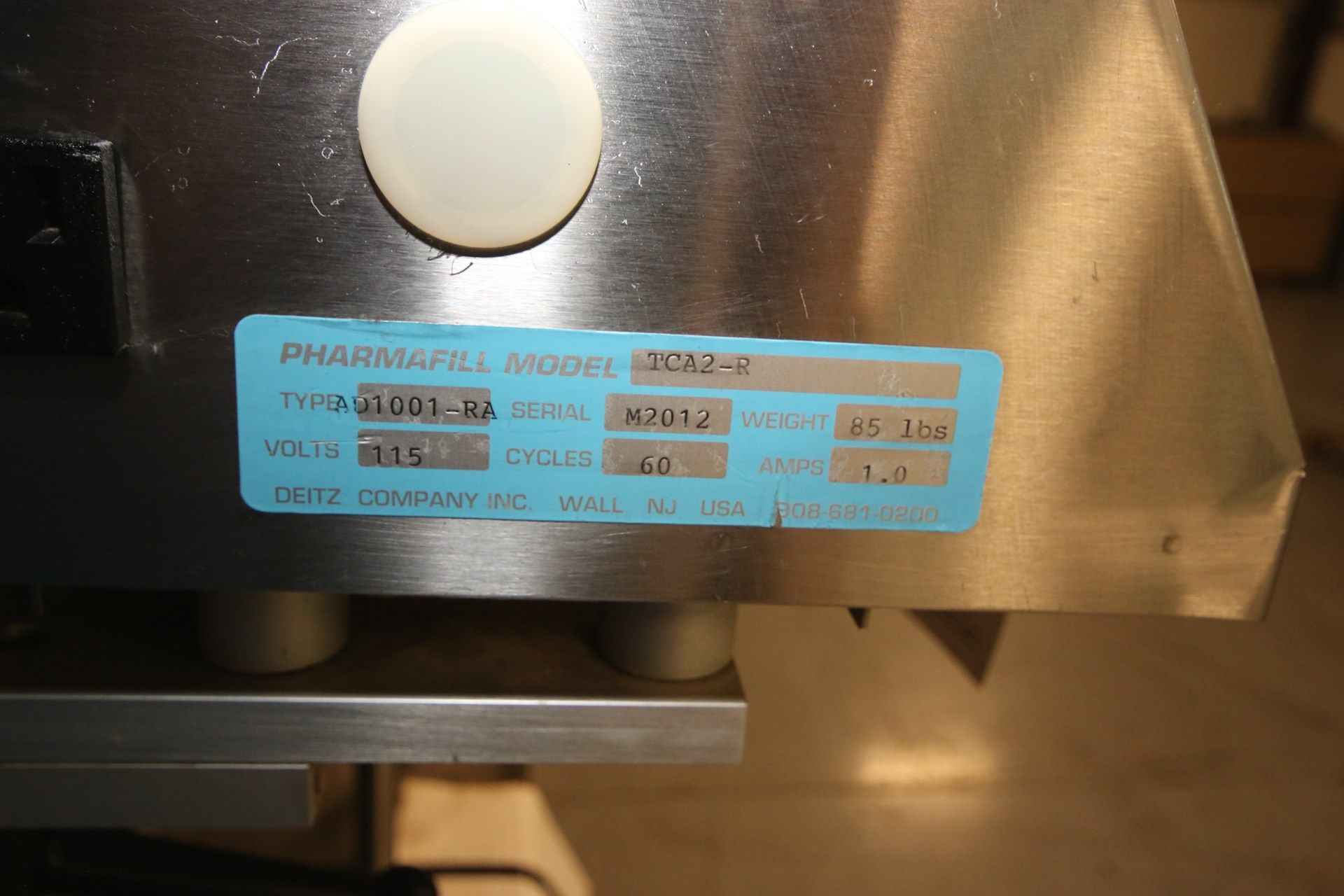 Deitz S/S Tablet/Capsule Counter, M/N TCA2-R, S/N M2012, 115 Volts (LOCATED IN MDG AUCTION - Image 3 of 15