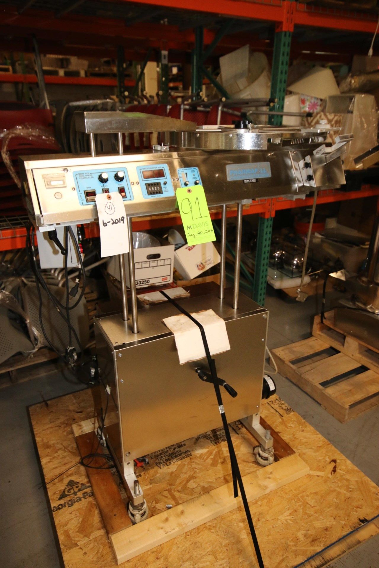 Deitz S/S Tablet/Capsule Counter, M/N TCA2-R, S/N M2012, 115 Volts (LOCATED IN MDG AUCTION
