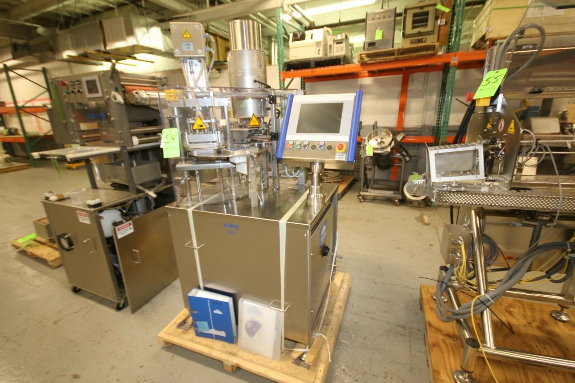 NEW 2013 Waldner Dosomat 3-Station Rotary Automatic Blister Pack Test Type Filler & Sealing Machine,