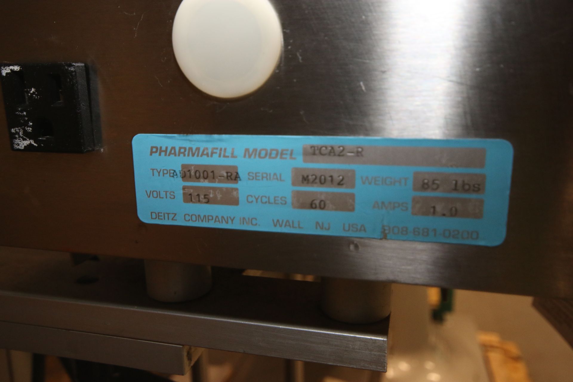 Deitz S/S Tablet/Capsule Counter, M/N TCA2-R, S/N M2012, 115 Volts (LOCATED IN MDG AUCTION - Image 11 of 15