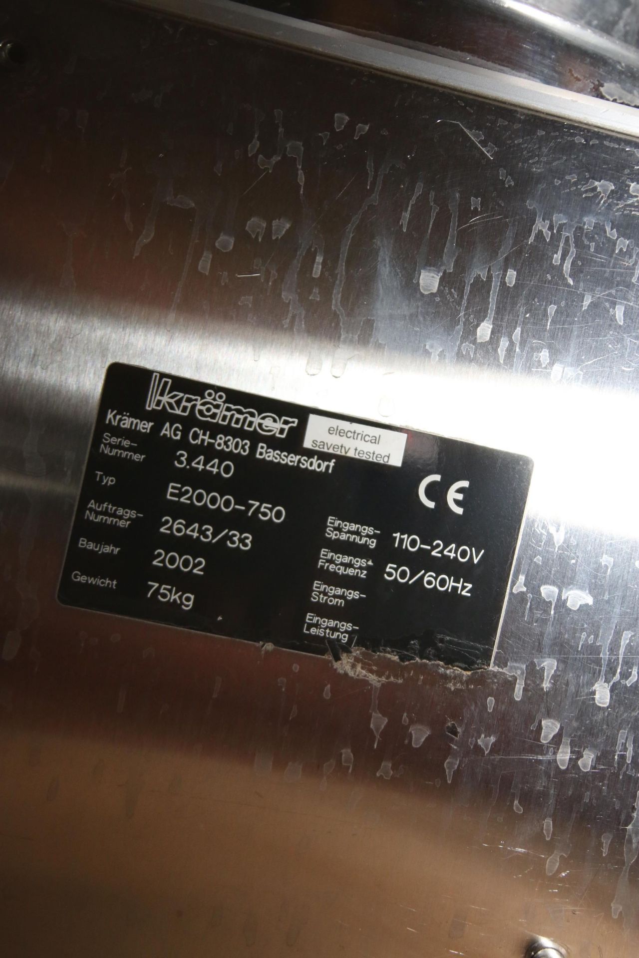 Kramer Tablet Debuster, M/N C810, S/N 3.400 Type E2000-750, 110-240 Volts, Aprox. 52" H with 2" - Image 14 of 14