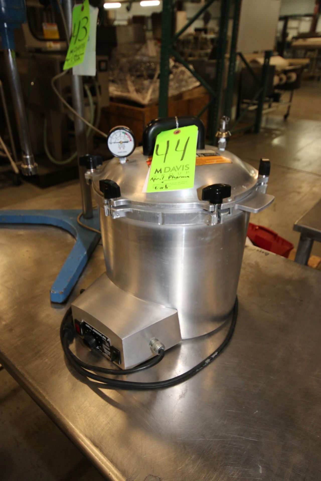 All American S/S Pressure Steam Sterilizer, M/N 50X, S/N 0001131, 120 Volts, with Pressure Lid ( - Image 2 of 3