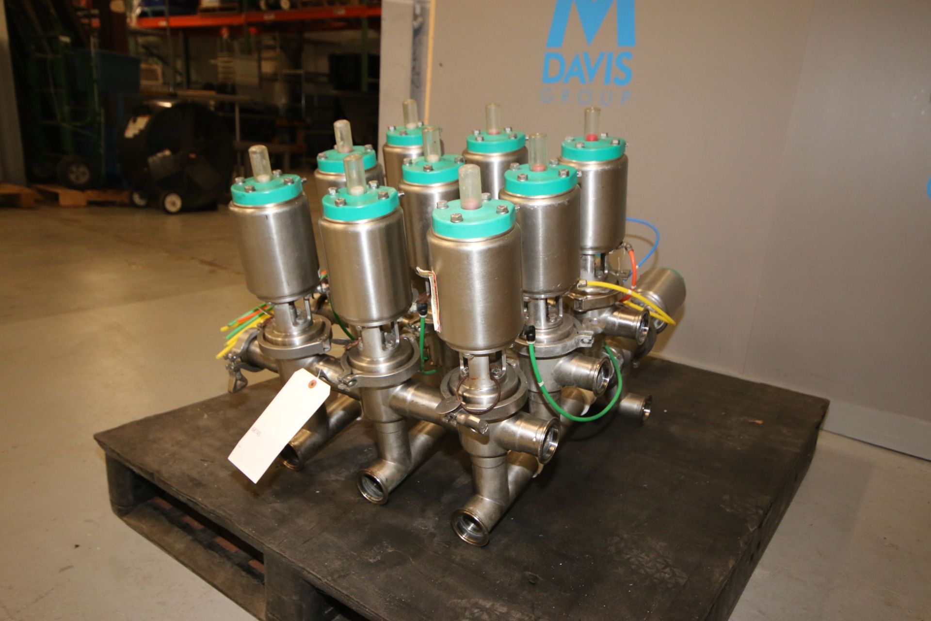 Tri-Clover 2" S/S Air Valve Manifold /Cluster, with Model 761 Valves (IN#68745) (LOCATED IN MDG - Image 2 of 6