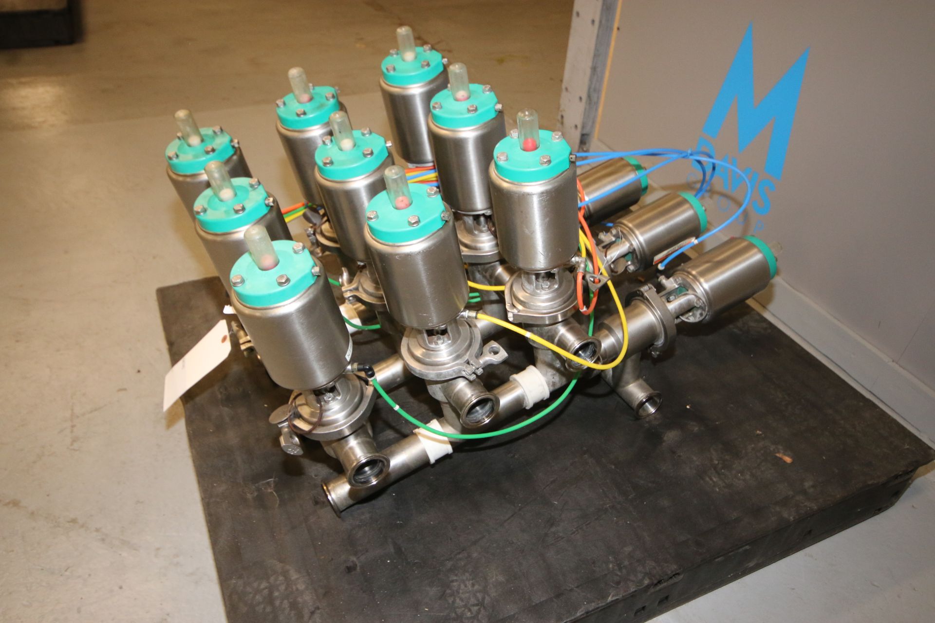 Tri-Clover 2" S/S Air Valve Manifold /Cluster, with Model 761 Valves (IN#68745) (LOCATED IN MDG - Image 6 of 6