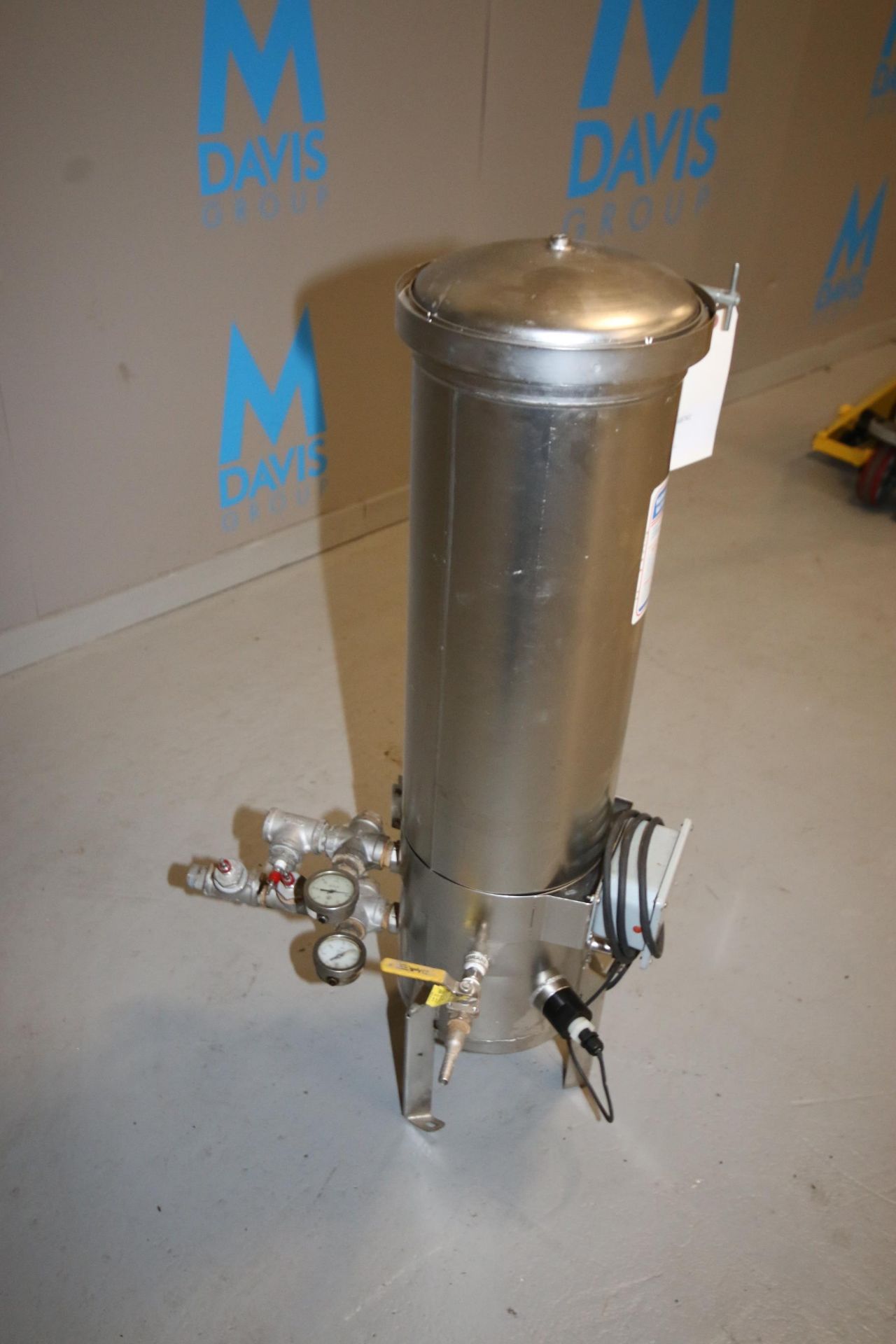 Harmsco S/S Water Filter, Model HS-15, SN 092, 15 GPM, with Valves & Gauges, Filter Dims.: Aprox. - Image 5 of 5