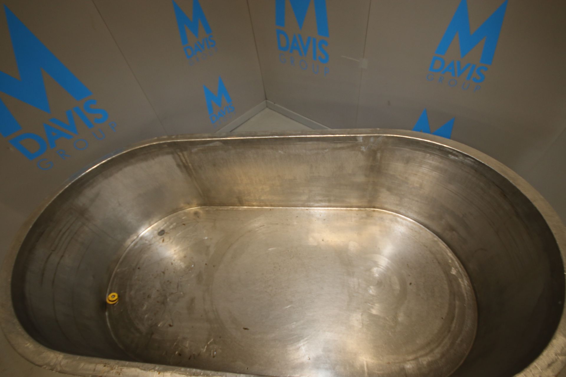 S/S Portable Tub, Internal Dims.: Aprox. 83-1/2" L x 41-1/2" W x 25" Deep, Mounted on Casters (IN# - Image 3 of 6
