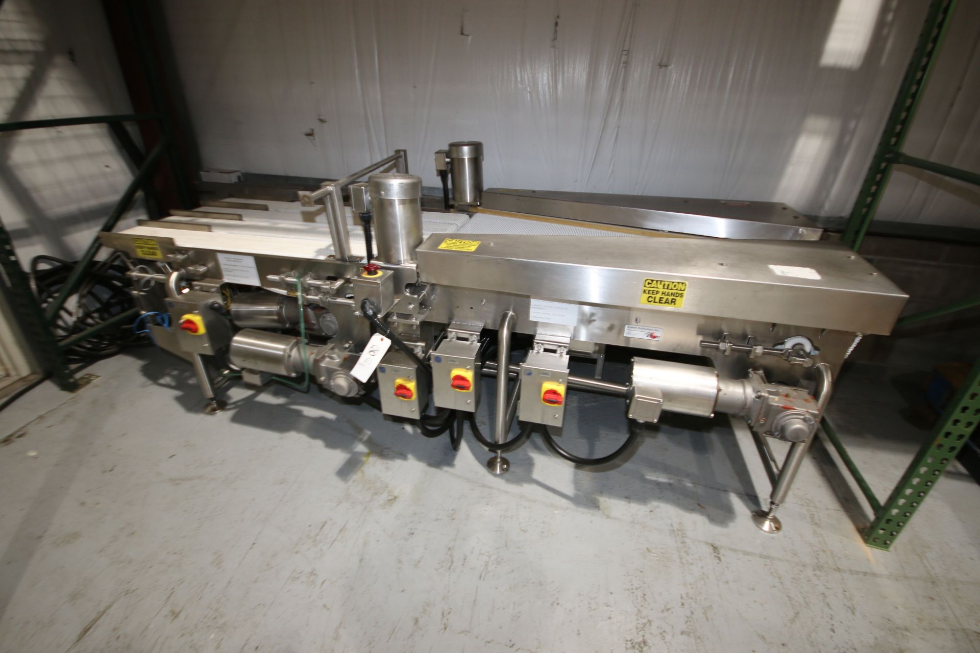 STI S/S Conveyor, with 4-Lane Aprox. 7" W Infeed Conveyor, with Table Top Single Filer, Aprox. 7-1/ - Image 12 of 12