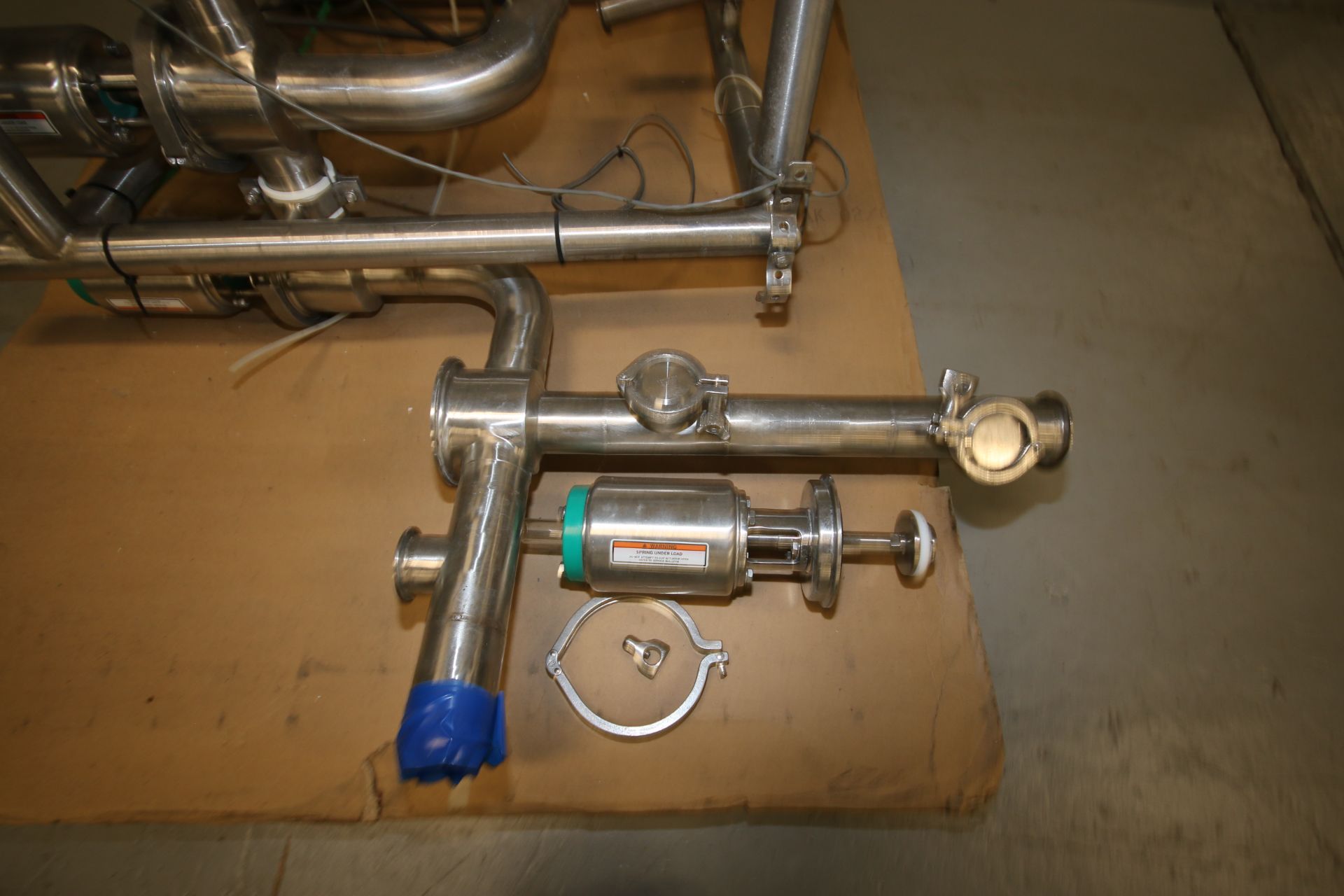 Alpha Laval 2-1/2" S/S Air Valve Manifold, M/N 761TR-30W-20S-2-1/2-316L, with S/S Manifold Piping, - Image 3 of 7