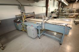 Shanklin Side Seam Shrink Wrapper, Model CF3, S/N C0405, with Allen Bradley Micrologix 1100 PLC