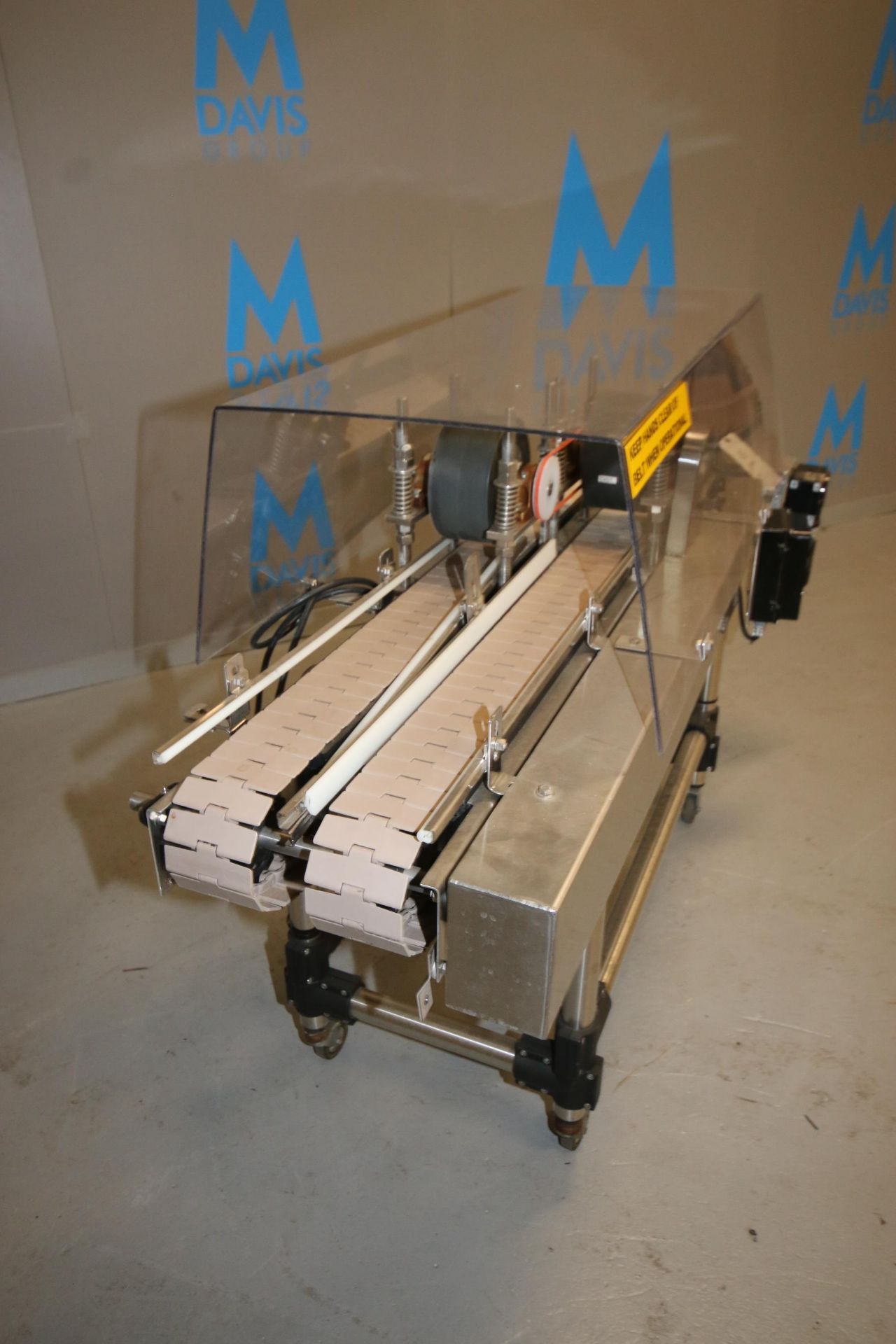 Straight Section of S/S Dual Lane Conveyor, BEC 1 hp Drive, with BEC Adjustable Speed Drive, Type - Image 7 of 12