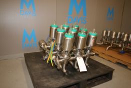 Tri-Clover 2" S/S Air Valve Manifold /Cluster, with Model 761 Valves (IN#68745) (LOCATED IN MDG