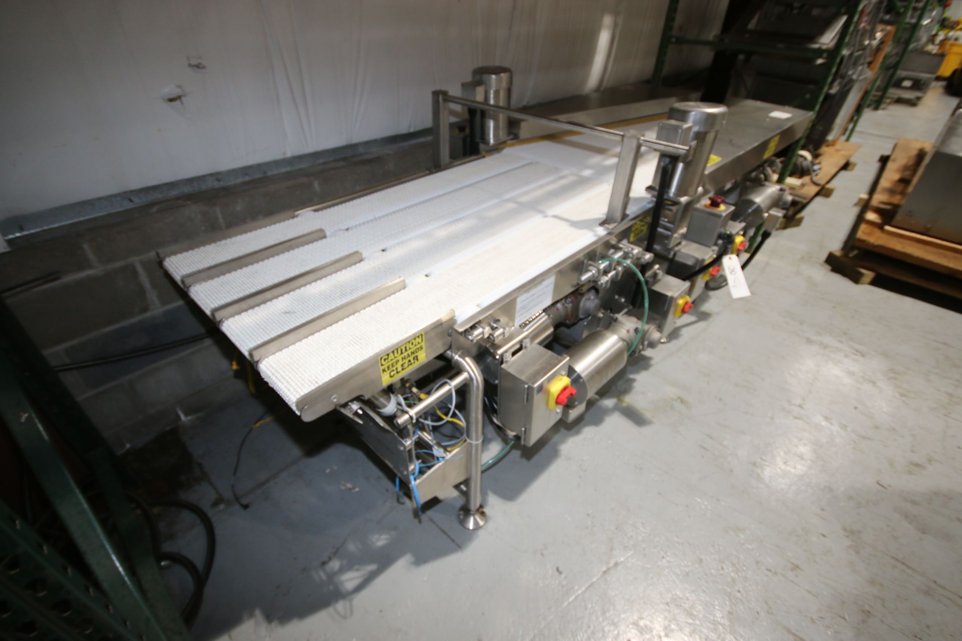 STI S/S Conveyor, with 4-Lane Aprox. 7" W Infeed Conveyor, with Table Top Single Filer, Aprox. 7-1/ - Image 9 of 12