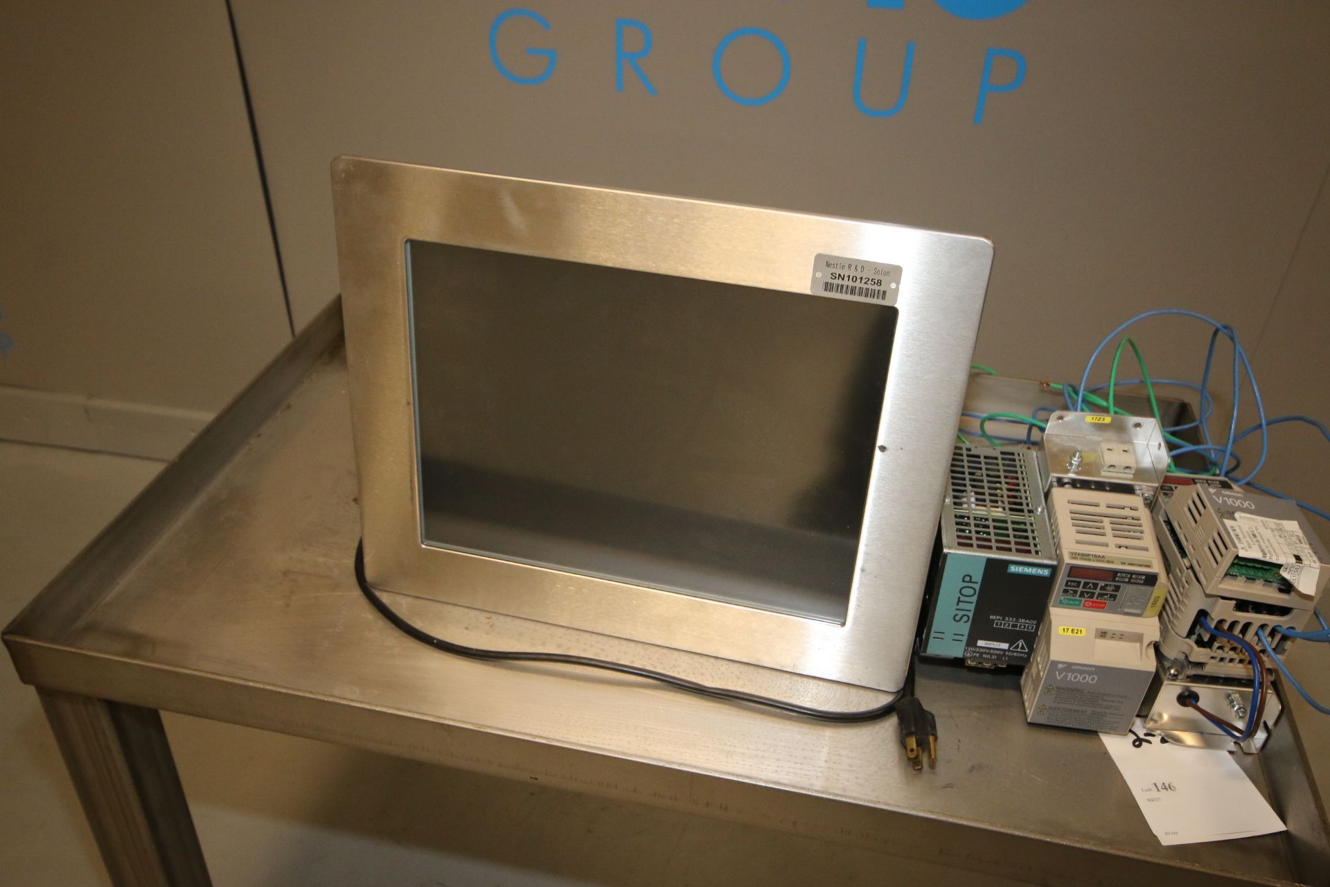 Nematron Touchscreen Display, M/N ePC11550T-T7500-2GB-HD-DVD-XP-SS, S/N 2010120043, with S/S Clad, - Image 2 of 6