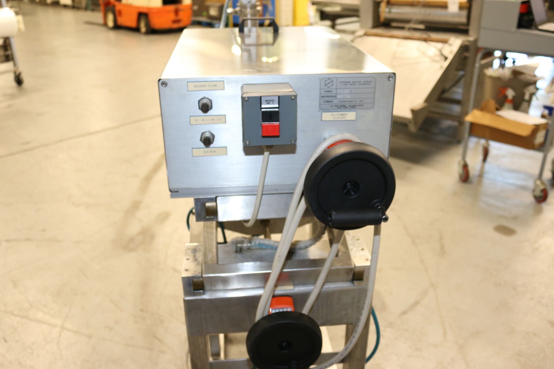 Comas S/S Dosing Pump, Matricola: 2489, Year: 1996, with Adjustable S/S Scissor Frame, with S/S - Image 12 of 16