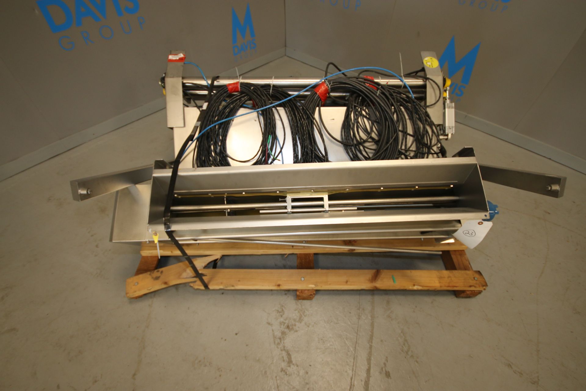 S/S Flour Depositor, Aprox. 42" W, Mounted on 50" W x 40" L Conveyor (IN#64776) (LOCATED IN MDG - Image 4 of 8