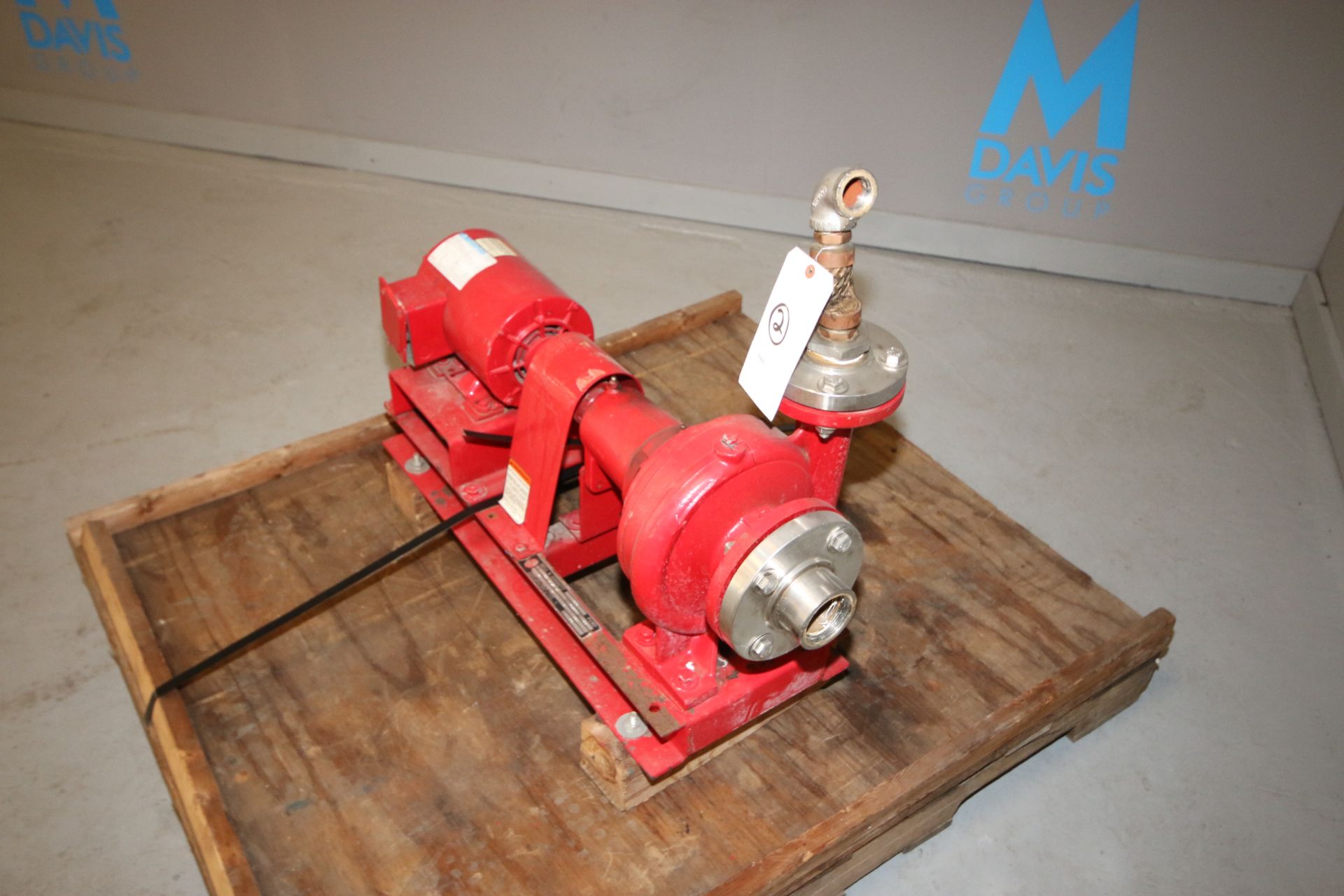 Bell & Gossett 2 hp Pump, M/N 2AC 6-1/2 BF, S/N1672665, 75 GPM, with Marathon 1740 RPM Motor (IN# - Image 3 of 9