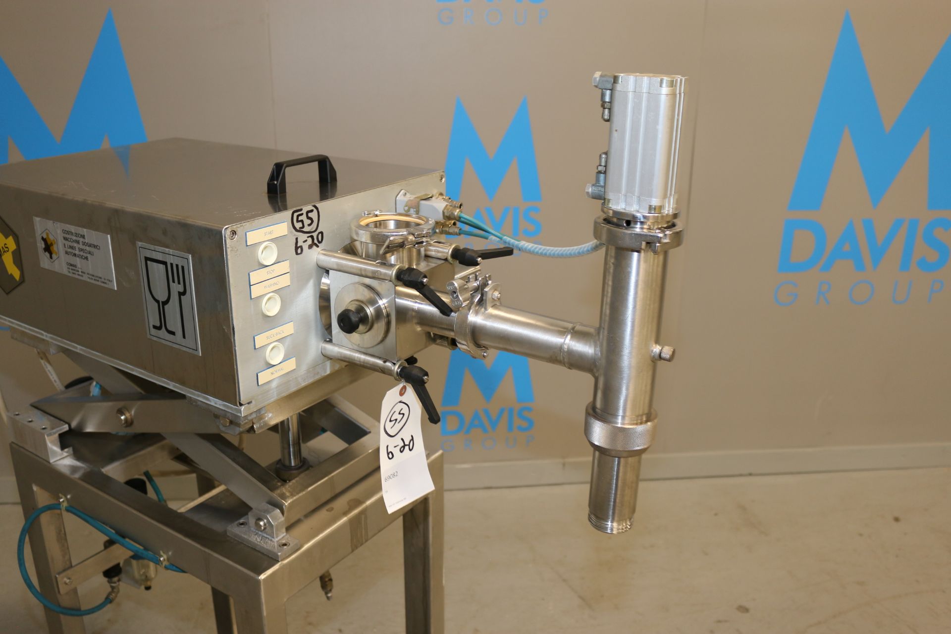 Comas S/S Dosing Pump, Matricola: 2489, Year: 1996, with Adjustable S/S Scissor Frame, with S/S - Image 5 of 16