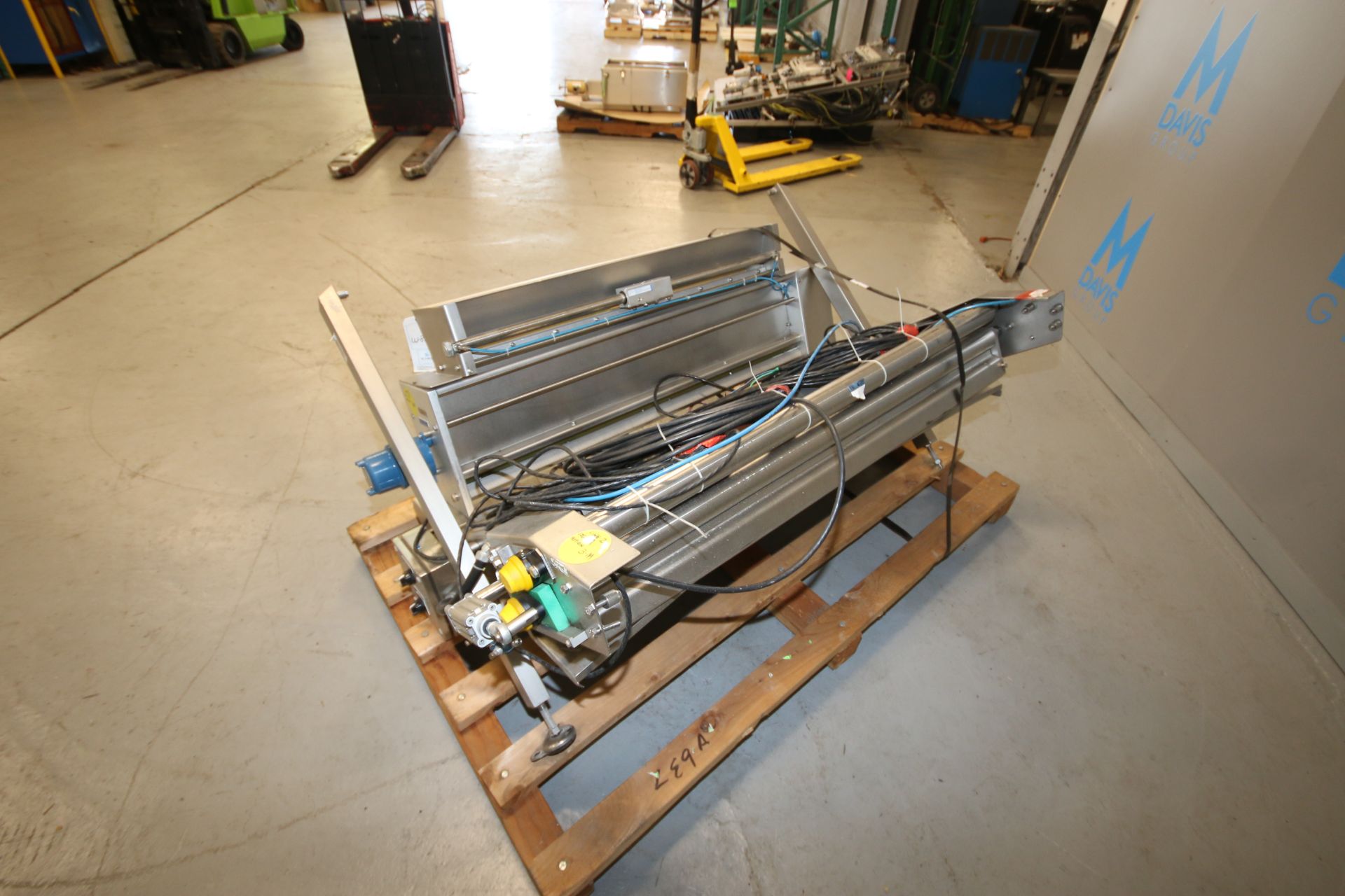 S/S Flour Depositor, Aprox. 42" W, Mounted on 50" W x 40" L Conveyor (IN#64776) (LOCATED IN MDG - Image 5 of 8