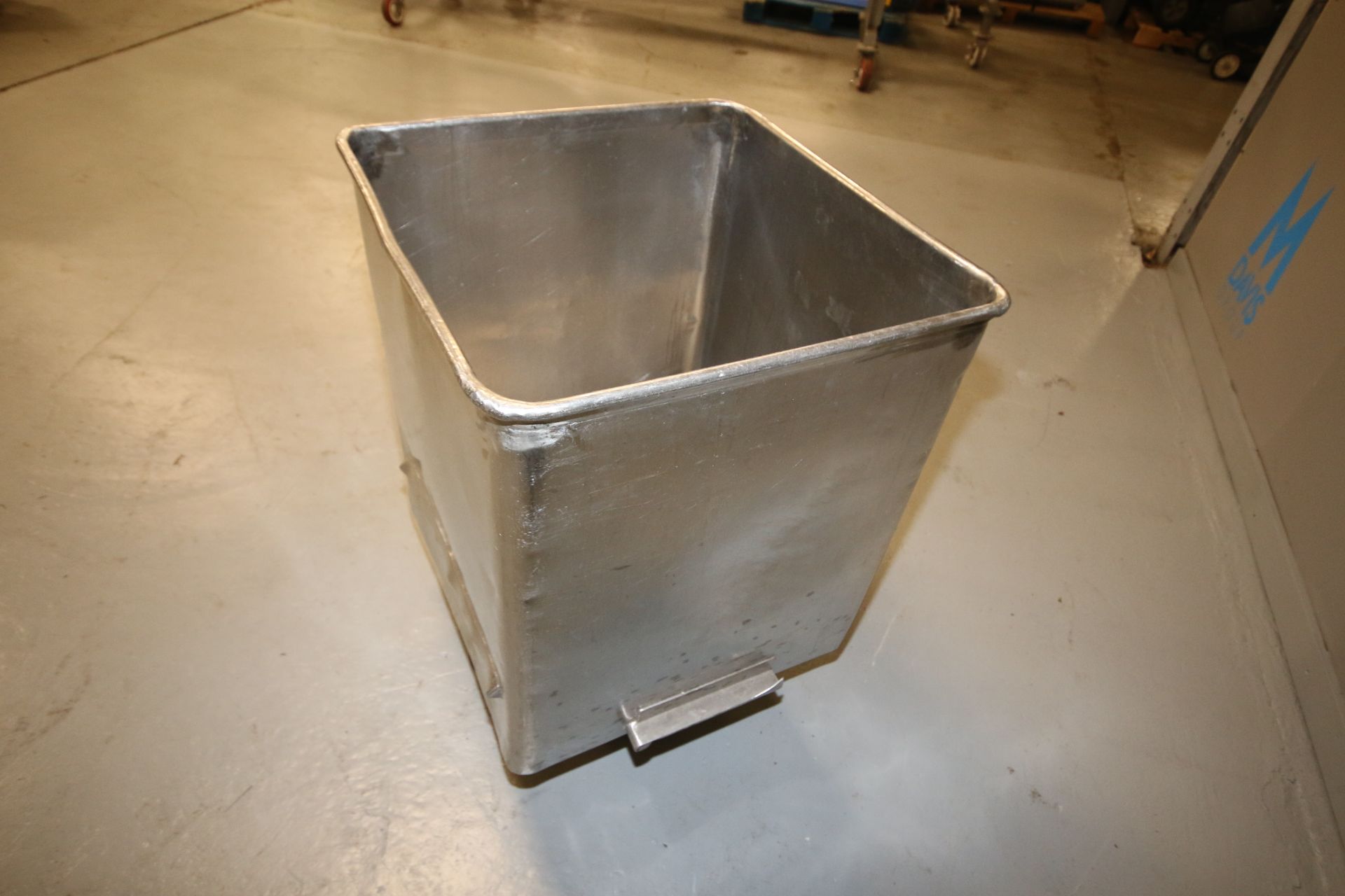 S/S Portable Totes, Internal Dims.: Aprox. 24-1/2" L x 25-1/2" W x 29-1/2" Deep, with (4) Bottom - Image 5 of 13