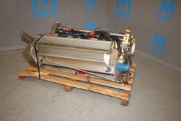 S/S Flour Depositor, Aprox. 42" W, Mounted on 50" W x 40" L Conveyor (IN#64776) (LOCATED IN MDG