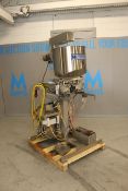 Hinds-Bock S/S Dual Depositor, M/N 2P-01S, S/N 7336, with (2) Ampco S/S Pumps, with Aprox. 1-1/2"