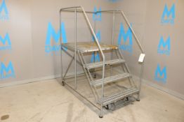 Cotterman Portable Platform & Stairs, 600 lbs. Max. Load, Overall Dims.: Aprox. 60" L x 38" W x