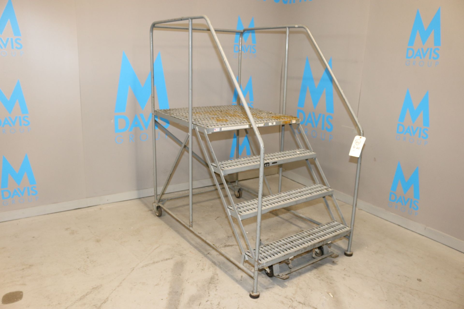 Cotterman Portable Platform & Stairs, 600 lbs. Max. Load, Overall Dims.: Aprox. 60" L x 38" W x