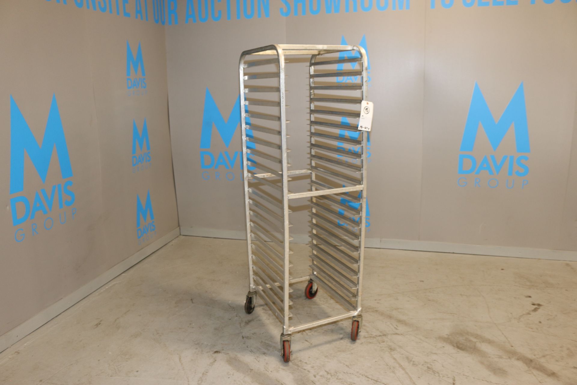 Aluminum Bakery Racks, Holds 18" W x 25" L Trays (IN#68903)(LOCATED AT M. DAVIS GROUP AUCTION