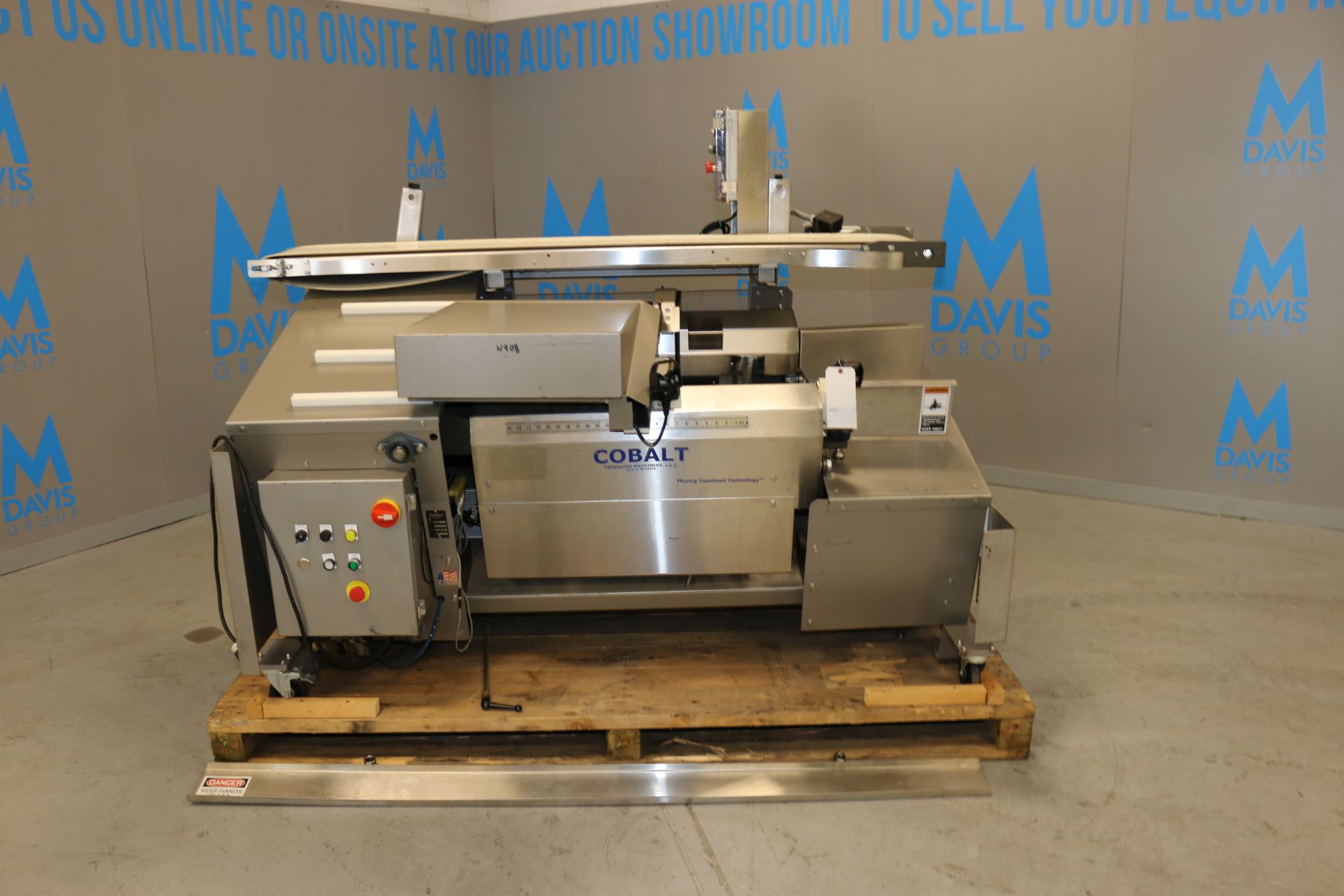 Cobalt Packaging Machinery Semi-Automatic Adjustable Case Former/Bottom Sealer, Model 100 Series, - Image 11 of 15