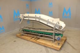 (2) Sections of Conveyor, 1-Section with Slight Incline, Overall Dims.: Aprox. 98" L x 43" W x 44"