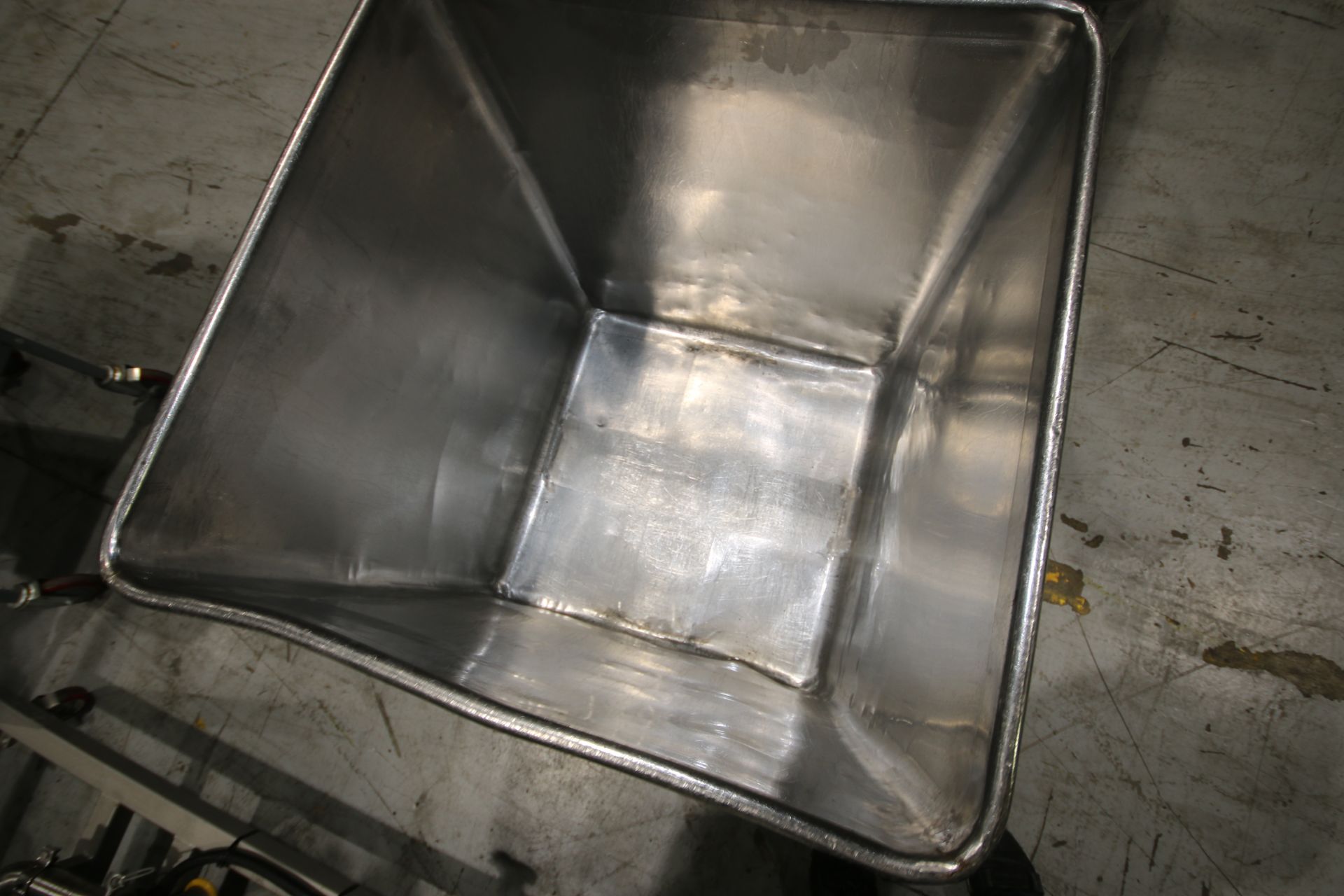 S/S Portable Totes, Internal Dims.: Aprox. 24-1/2" L x 25-1/2" W x 29-1/2" Deep, with (4) Bottom - Image 10 of 13