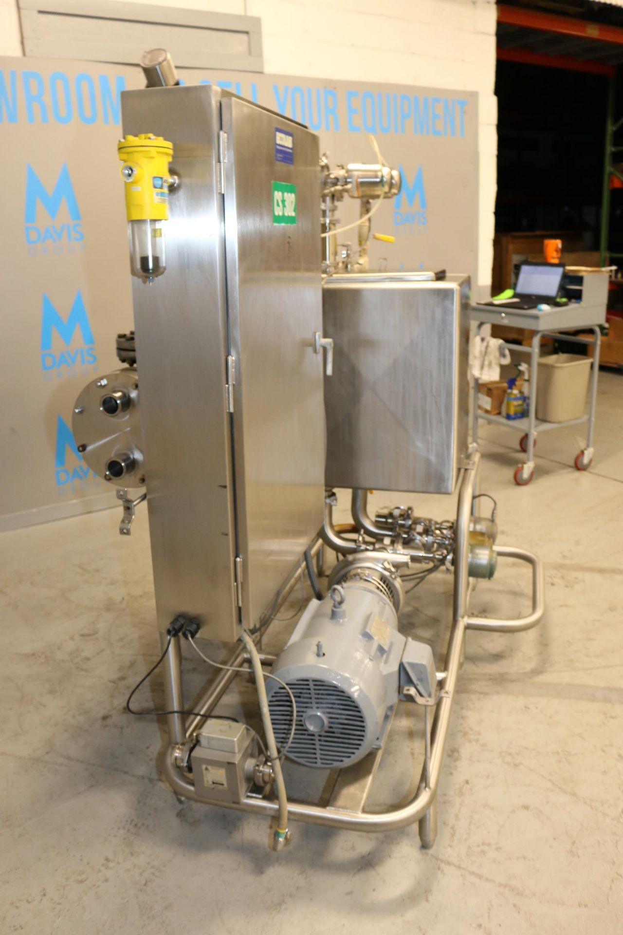 Single Tank CIP System, with Aprox. 60 Gal. Single Wall S/S Rectangular Tank, Enerquip Inc. S/S - Image 9 of 12