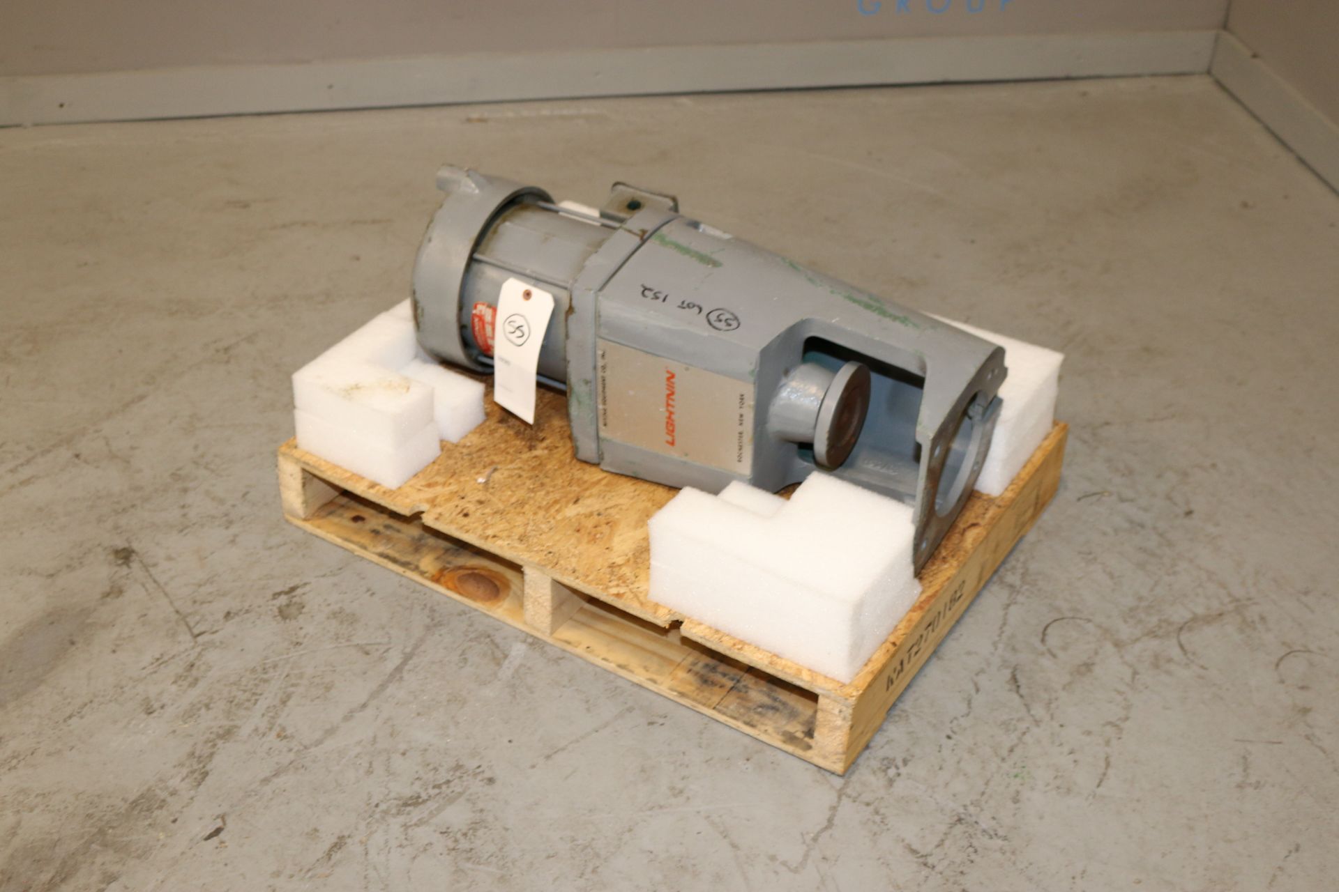 Lightnin Agitator Drive Motor, 1 hp / 1150 RPM, 230 - 460V 3 Phase (IN#69089)(LOCATED AT M. DAVIS - Image 2 of 5