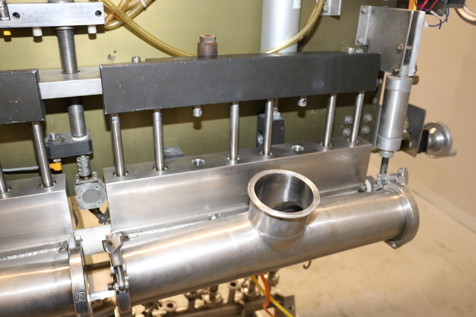 Hinds-Bock 16-Head S/S Piston Filler, M/N 16P-02V, S/N 4537, with S/S Control Panel with Allen- - Image 10 of 15