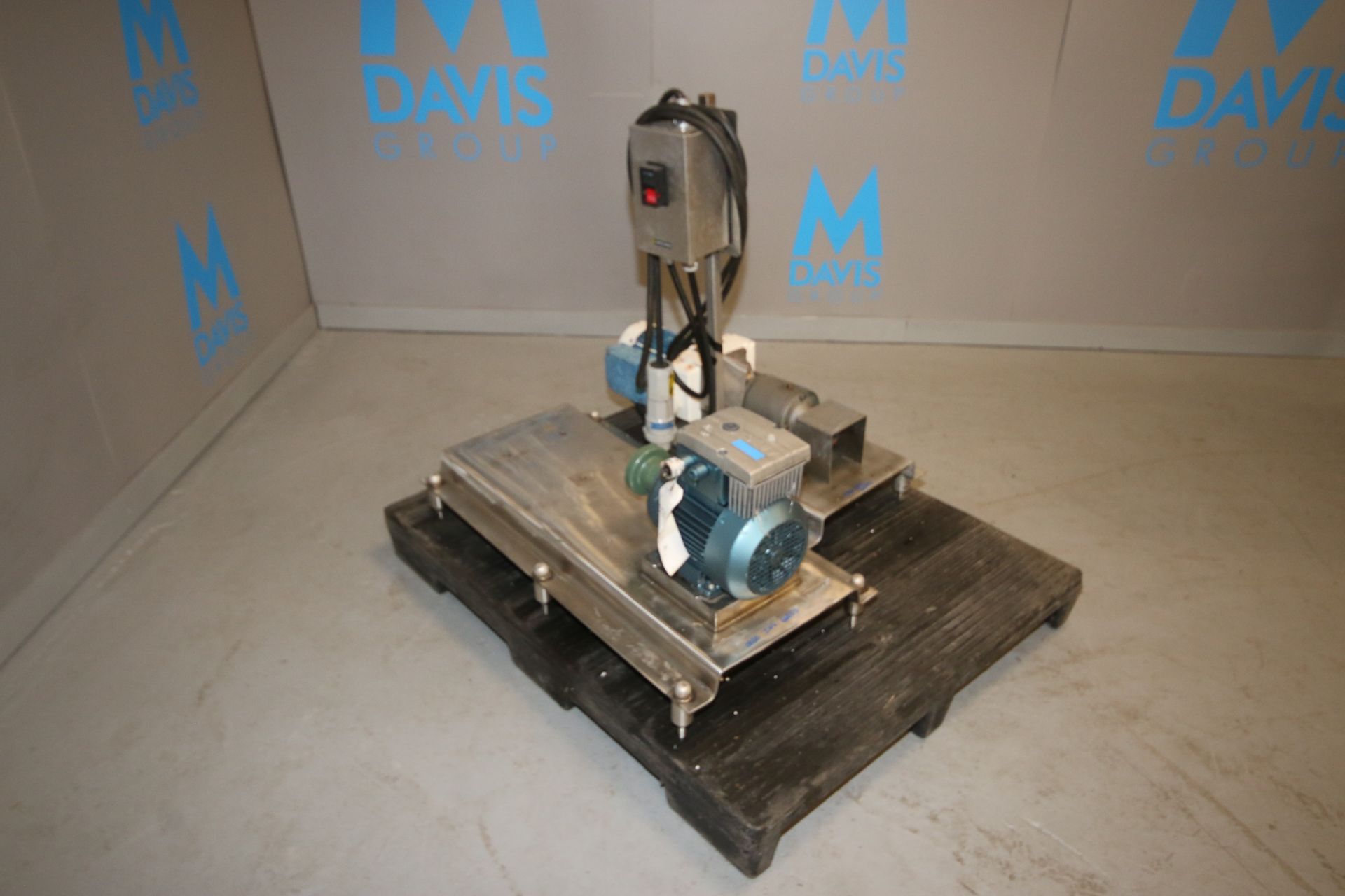 S/S Pump Frames, (1) with SEW 2 hp Drive, 1800 RPM, Overall S/S Skid Dims.: Aprox. 36" L x 19" W x - Image 2 of 9