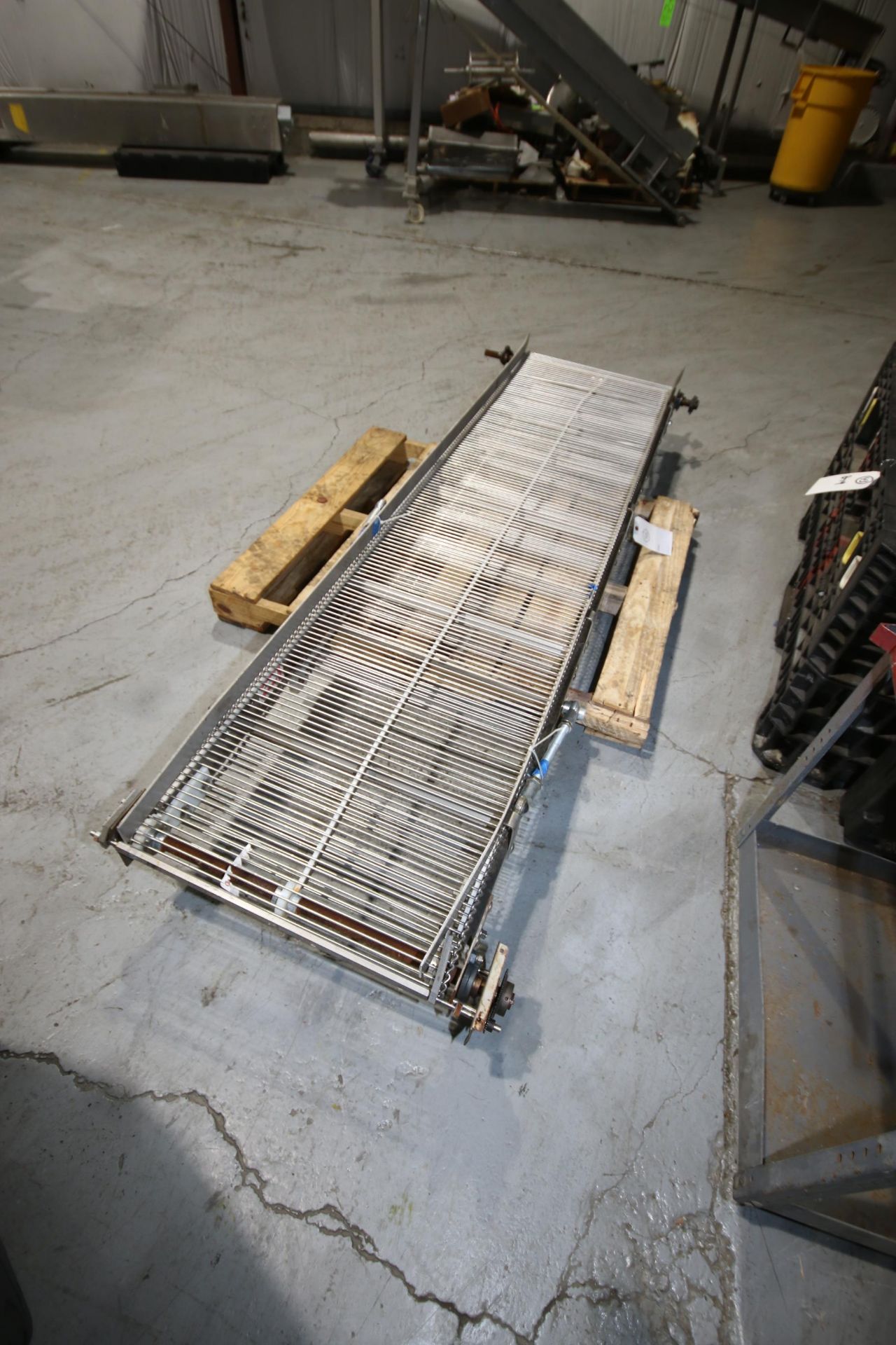BMI S/S Conveyor with S/S Belt, Overall Dims.: Aprox. 8' L x 23" W, with S/S Guide Rails (IN# - Image 4 of 4